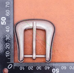 Classic Antique Silver Western Rope Side Belt Buckle Set Fits 25mm Belt Strap