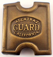Anson Mills Belt Buckle Alcatraz Guard California Solid Brass Reenactments