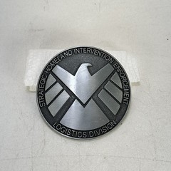 Agents Of Shield Homeland Logo Metal Belt Buckle Pewter Finish ~2.75” Diameter