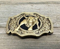 Belt Buckle for Men Western Rodeo Cowboy Solid Brass For Belt 1.5&Prime; (Buckle Only)