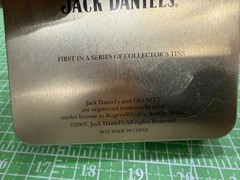 2005 Jack Daniels Old No. 7 Brand Belt Buckle In Tin