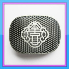 IRISH CELTIC KNOTS SILVER COLOR ANTIQUE MEDIAVAL BELT BUCKLE