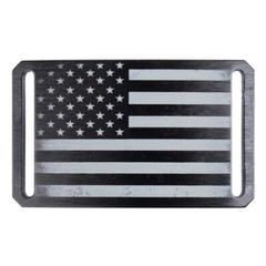 USA Black Flag Buckle