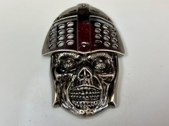 Knights Helmet & Skull Belt Buckle Medieval Armor Design Belt Buckle