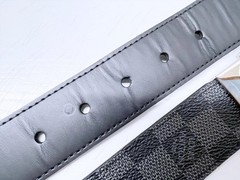 Louis Vuitton Pre-Owned Damier Graphite Slender Belt 85