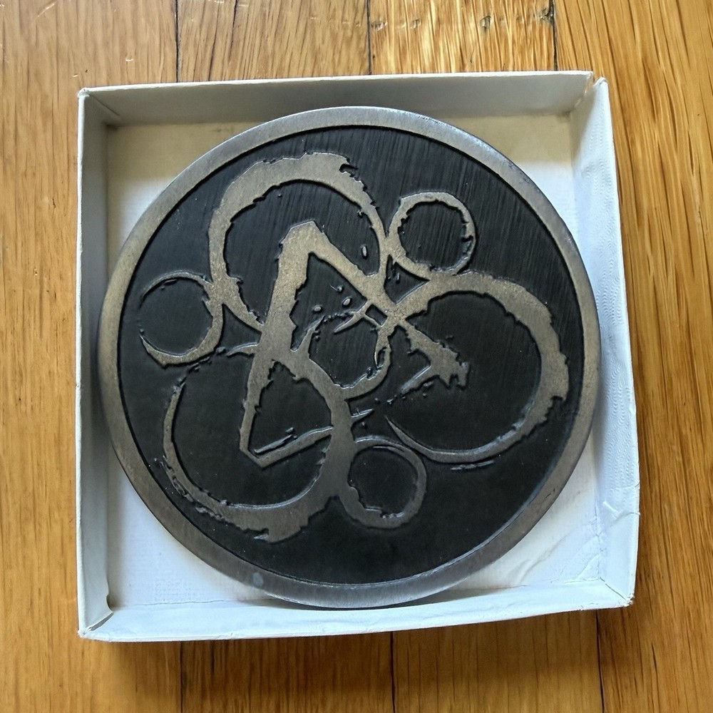 Rare and signed Coheed and Cambria Metal Belt Buckle. Read description