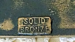 INGERSOLL RAND BELT BUCKLE CONSTRUCTION EQUIPMENT APC SOLID BRONZE ROLLER PAVER.