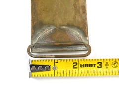 Vintage Cobb & Co Speed & Safety Brass Western Belt Buckle
