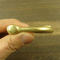Solid Brass Single Tongue Pin Hippie Belt Buckles for 38mm width belt XH047