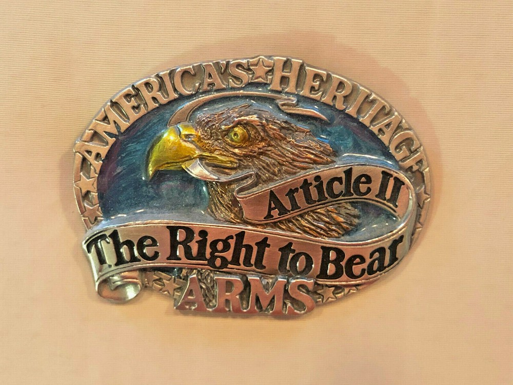 America&rsquo;s Heritage Right To Bear Arms Belt Buckle Great American Company