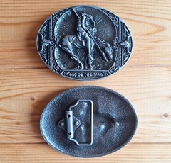 End of the Trail Western Country Belt Buckle Rodeo
