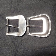 Men&rsquo;s Silver Western Floral Engraved Metal Belt Buckle Fits 1.5 in Belt