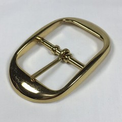 Vintage Replacement Belt Buckle Fits 1.5&Prime; Simple Basic Gold Toned Made in USA 7A