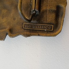 Vintage 1978 Instyle Brass Locomotive Train Railroad Belt Buckle 1142 3.5×3.5