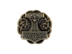 Vintage Thor Hammer Belt Buckle Viking Metal Art Thor Jewelry Viking Antique