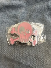 Belt buckle Pink Punk Rock Tattoo Skull Metal Fashion Belt Buckle