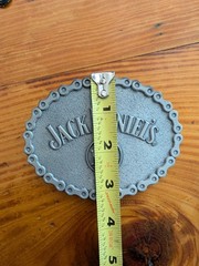 Jack Daniels Oval Bike Chain Belt Buckle Mens