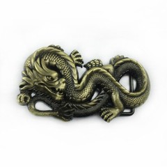Chinese Dragon Western Cowboy Belt Buckle for Men & Women Fit 1.5in Belts