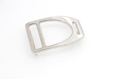 Hermes Etrier Buckle Belt 32mm Rudium Plated