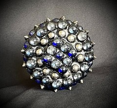 “Perpetual Motion” Belt Buckle 3 1/8” Round Industrial OOAK Darren McNeese