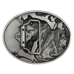 Horse Head Belt Buckle Western Cowboy Motorcycle Riding Belt Buckle