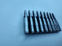 Bullet Ammo Belt Buckle 9 Bullets 2 1/2&Prime; X 4&Prime; Black 1 3/4&Prime; Belt Width