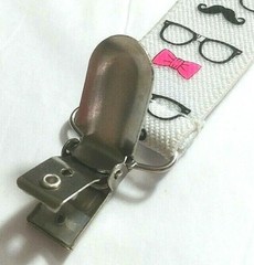 Suspenders, Teen/Adult printed with Glasses, mustaches and bow ties Claire&rsquo;s