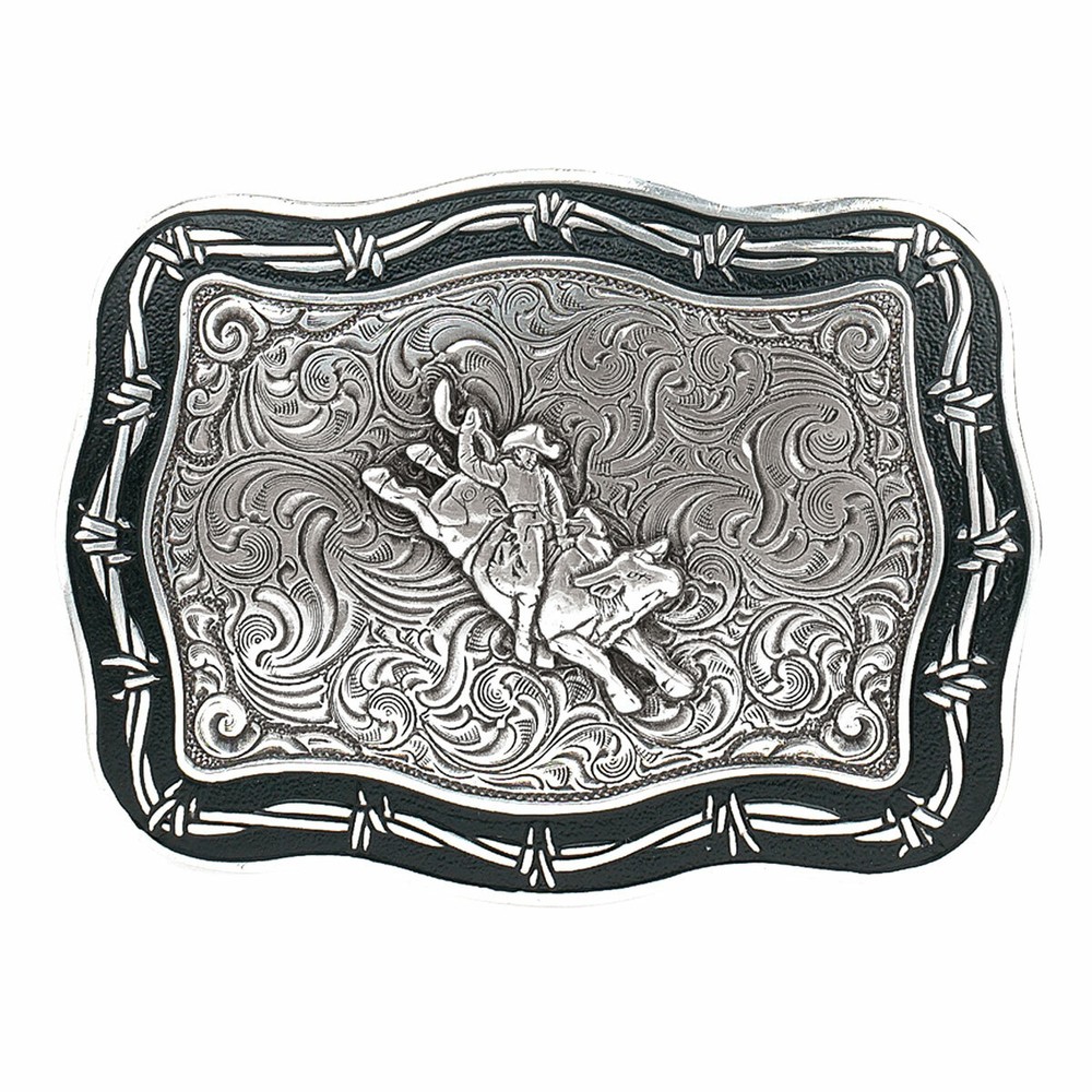 Nocona Men&rsquo;s Bull Rider Belt Buckle 38028