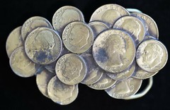 The Great American Buckle Company US Coins Metal Belt Buckle #338 Coins