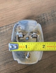 Western Silvertone Longhorn Bull Head Belt Buckle Cowboy/Cowgirl For 1&Prime; Strap