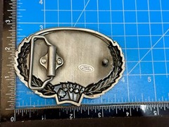 Four Aces Laurel Leaf Playing Card Casino Las Vegas Gambling Gambler Belt Buckle