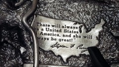 1983 Arroyo USA USMC Iwo Jima Commemorative Belt Buckle Limited Edition Shelf H2