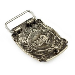 German silver belt buckle Glory to Ukraine! OUN, National Ukrainian OUN trident