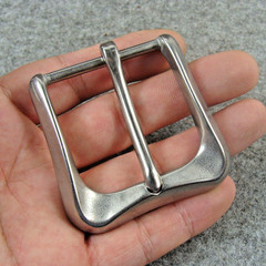 Stainless Steel Pin Belt Buckle Men&rsquo;s Belt Buckles For 1.5&Prime; Belt With Belt Loop