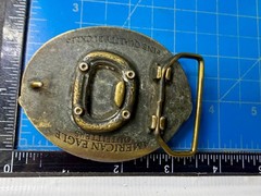 American Eagle Outfitters Spreading Wings Engraved Advertising Promo Belt Buckle