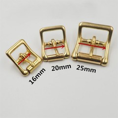 1Pc Solid Brass Buckle Square For Marine Outdoor Tack 3 Size Dog Pet Collars