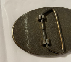 Vintage 1970s Masonic Freemason Brass Western Belt Buckle – Cowboy Style