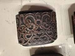 LOT OF 7 Washed Up Hollywood 1.5&Prime; Fleur Heraldic WUH Belt Buckle, unused!