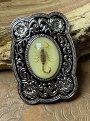 Scorpion Xmas WESTERN SILVER BELT ADJUSTABLE BUCKLE MEN WOMEN UNIQUE VALENTINE