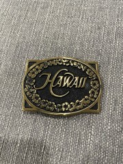 Heritage Mint Ltd Hawaii Floral Brass Western Belt Buckle AM-A510