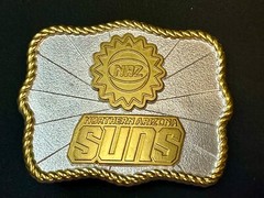 NAZ Northern Arizona Suns Basketball Team NBA G League Belt Buckle