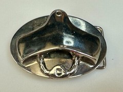 Useful Bottle Opener Mounted On Silver Color Fashion Retro Belt Buckle