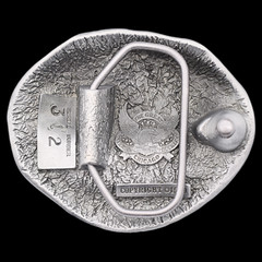 Moustache Mouth Smile Weird Funny Belt Buckle