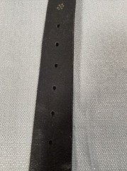 Express Womens Belt M Italian Leather Jeweled Single Tongue Buckle