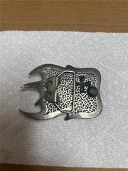 Vintage Unique Iron Cross Belt Buckle AS IS