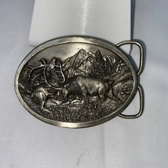 Elk Belt Buckle Siskiyou Buckle Co Williams Oregon 1983 Model Y-27
