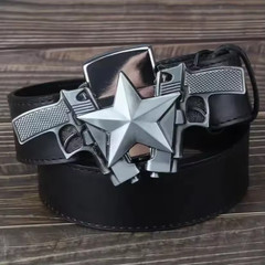 Men&rsquo;s Metal Belt Buckle Lighter – Refillable Novelty Outdoor Accessory
