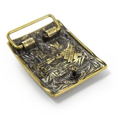 Molon Labe belt buckle, 1776 Come and take it, 2nd Amendment solid brass belt