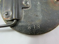 Vintage Solid Brass American Half Dolar Liberty Bell Patriotic Belt Buckle #873
