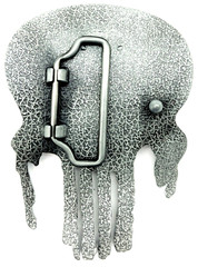 Skull Belt Buckle Biker Gothic New